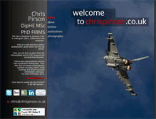 Tablet Screenshot of chrispirson.co.uk